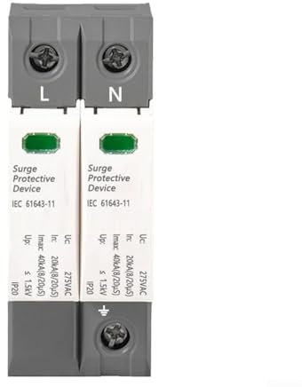 1 Pcs Surge Protector,Surge Protection Device,Arrester Surge Protector For Both Ends Of The DC Power Supply Line,20/40KA 275V(B)
