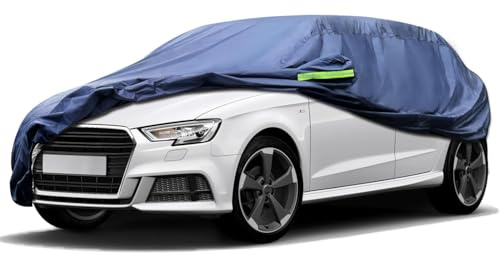 Svnqney Autoabdeckplane 10 Schichten Vollgarage Autoabdeckung für Audi Q5 2008-2025 Vollgarage Staubdicht Wasserdicht Autohülle Autoplane Car Cover
