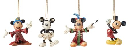 Disney Traditions Musse set med 4 hängande ornament