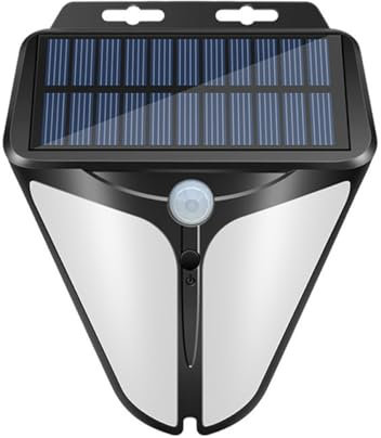 UKCOCO Wasserdichte Solar Alarm Lampe Mit Bewegungssensor Für Außenbereiche Für Garten Und Lagerhäuser Kontinuierliche Energieversorgung Anti-diebstahl Sensorlicht