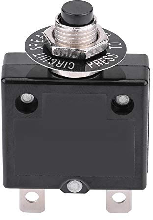 Disyuntor con Interruptor Térmico, Disyuntor Automático, Disyuntor Térmico con Botón de Reinicio, 5-30A AC 125-250V (20A)