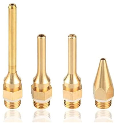 Muuoeou Set di Ugelli per Pistola per Colla In Rame Intercambiabili da 4 Pezzi per Pistole per Colla A Caldo con Foro da 2,0 mm A 3,0 Mm, Facile da Usare