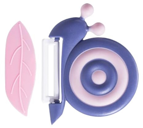 Pelapatate manuale in ceramica, a forma di lumaca, pelapatate per frutta in ceramica, utensile da cucina con manico antiscivolo, per campeggio