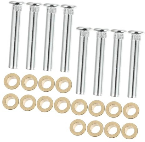 MAGICLULU 8pezzi Perni Rulli Per Cerniere Portiere Auto in Lega Di Alluminio Boccole Di Ricambio Kit Di Riparazione Compatibile Con Veicoli Facile Da Installare Resistenti Allo Strappo Usura