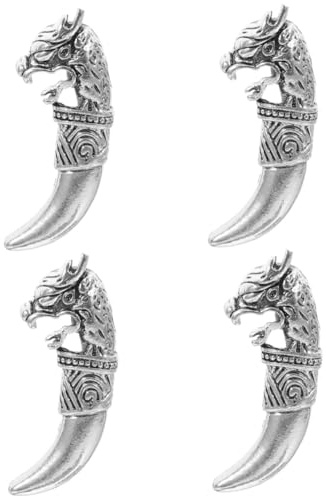 FOMIYES 4 Pièces Broche Bijoux or revers épingle ancien petit mode broches métallique animaux pince à linge vintage pour les femmes Alliage de zinc