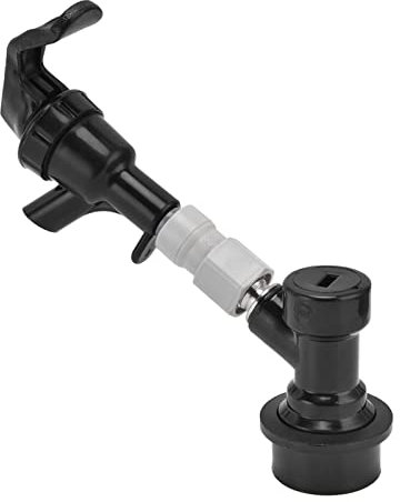 Grifo Portátil de Dispensador de Cerveza, Negro Fácil de Usar, Diseño Elegante, Peso Ligero para Actividades Al Aire Libre, Ideal para Vino Casero en Fiestas, Bodas, Fogatas