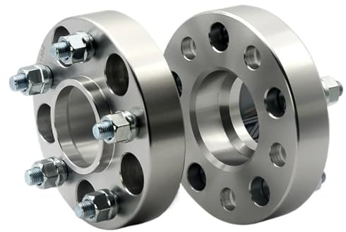 Per Land Per Range Per Rover Per Velar Per Evoque Per Discovery Per Sport LR2 LR3 2 Pezzi 20/25/30/35mm Adattatore Distanziale Ruota Adatto Distanziali Ruote(2PCS 25mm Silver)