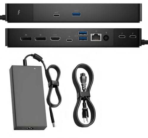 WD22TB4 Docking Station Thunderbolt 4 Performance Docking Station with 180W 40Gbps USB-C/USB-A Supports 4K Displays and Dual Triple Monitor