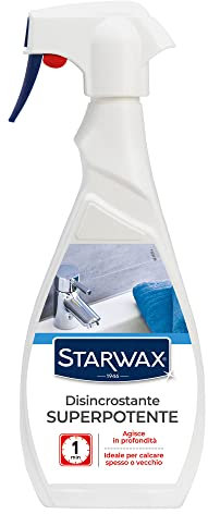 STARWAX - Disincrostante superpotente - Agisce in profondità - Ideale per calcare spesso o vecchio - Agisce in 1 minuto - Prodotto in Francia - 500 ml