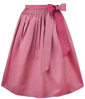 Stockerpoint Delantal de tirolesa Kristin Midi para mujer, fucsia, 34-38