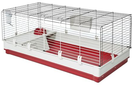 TsoLay 39,3 Deluxe Kaninchen- und Meerschweinchenkäfig Meerschweinchen-Nesthaus Extra große Luxusvilla für Igel, Rennmäuse, Meerschweinchen oder kleine Tiere