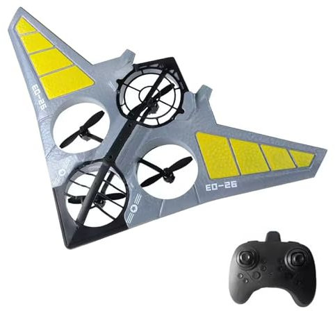 Goolsky RC Flygplan - Fjärrstyrt Skum Drönare Med 2,4 GHz Fjärrkontroll, 360° Stuntrotation För Barn