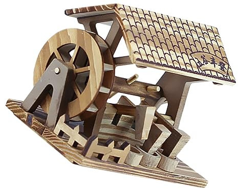 ORFOFE Holzhandwerk Hausfigurenschmuck Holzornament Tischdekoration Haushaltsdekoration Holzhandwerk Holzornament