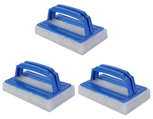 3 pezzi spugna abrasiva per la pulizia della piscina, ideale per bagni docce e liner scrubber bagno piastrelle