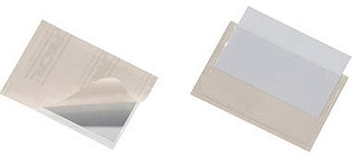 DURABLE Selbstklebetasche Pocketfix 57x90mm sk transparent 100 St./Pack.