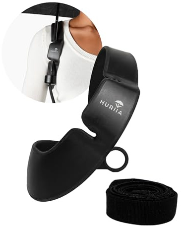 Huriia Hands-Free Umbrella Holder, Wearable Portable Strap, Fits Any 8-10mm Small Parasol for Backpack Use, Essential Traveling Accessories for Daily Use (umbrella not included)