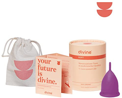 Divine Menstruationstasse LILA (S, Lila, Soft)