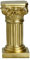PRATYAHARA Colonne Romaine Résine Dorée Sculpture Statue de Colonne Romaine pour Maison et Décor de Salon