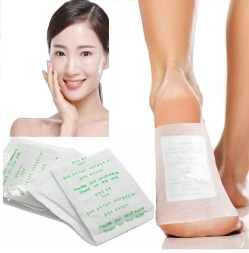 100pcs Detox Foot Patches, Foot Detox Pads Natural Organic Foot Pads Toxins for Clean Body&Pain Relief&Stress Relief&Improve Sleep Quality with Foot Detox Patches