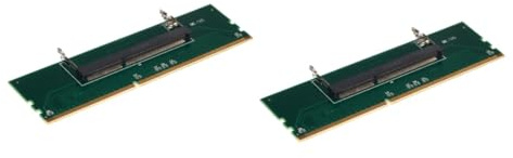 jojofuny 2pcs Memory Card Laptop Memory Adapter Desktop Ram Stick So- to Adapter High-speed Quality Pcb Design