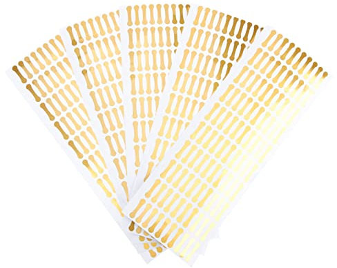 EXCEART 500pcs Tamper Seal Labels 2x0.5cm Adhesive Tamper-evident Stickers PVC Security Tape for Food and Cosmetic Packaging