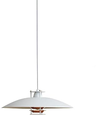 Lámpara colgante, lámpara de araña de estilo minimalista nórdico, lámpara colgante de un solo cabezal con tornillo E27, accesorios de iluminación de metal para tapa de platillo volante, lámpara colga