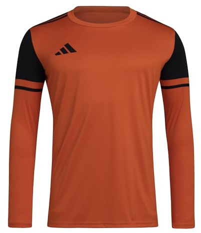 adidas Men's SQUADRA25 Goalkeeper Jersey Long Sleeve, Semi Impact Orange/Black, M