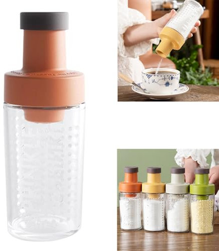 Distributeur de sucre avec bec verseur, shaker à sucre, accessoires de bar à café, accessoires de rangement essentiels, récipient à sucre automatique, sucrier doseur, accessoires de bar à café pour