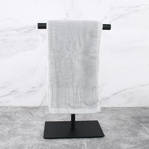 T-förmiger Handtuchständer für die Arbeitsplatte moderner Präsentationsständer Handtuchhalter aus Edelstahl mit schwerem Sockel für denUnterbau in Küche Bad Schlafzimmer Waschtisch Ohne Bohren(1 Pack)