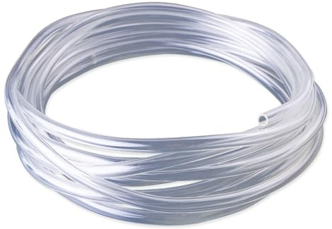 COYOUCO Tuyau en PVC Flexible Transparent de 2 mètres OD 13Mm / 14Mm / 15Mm Tuyau en Vinyle Transparent pour Aquarium, Pompe, Laboratoire, projets de Bricolage,14mm*12mm