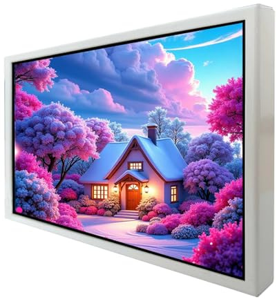 VSDISPLAY 7 inch 1280x800 350 nits IPS White LCD Monitor | 75mm Mount Holes,for DIY PC Case,Sub Dispaly
