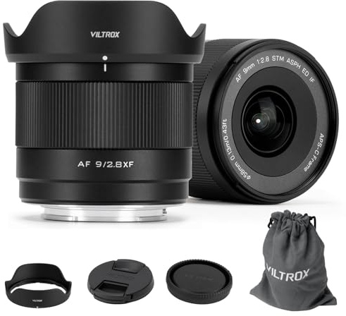 VILTROX 9mm F2.8 Air à Monture XF Objectif pour Fuji X APS-C Objectif Ultra Grand Angle Autofocus pour Fujifilm à Monture X X-S20 X-T5 X-T50 X-T30II X-H2S X-H2 X-S10 X-E5 X-M5 X-T4