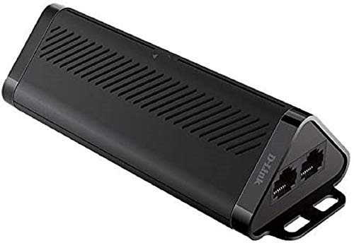 D-Link DPE-302GE Prolongateur PoE 2 Ports Gigabit - 802.3at et 802.3af - cascade de 4 produits, extension jusqu'à 500m - Idéal pour Alimenter vos Équipements POE