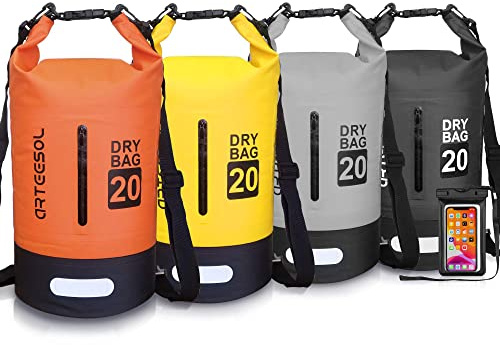 Blackace arteesol 5L 10L 20L 30L Waterproof Sac Sec/Sac Sac étanche avec Longue Sangle réglable pour Kayak en Bateau Excursion en canoë