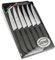 Sanelli Linea Skin, Confezione Coltelli Costata mezzo dentati 6 pz.