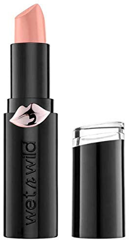 Wet n Wild, Megalast Lipstick, langanhaltender feuchtigkeitsspendender matter Lippenstift, extra feine Formel mit Mikrokügelchen, natürliche Extrakte, Coenzym Q10, Vitamin A & E, Skin-ny Dipping