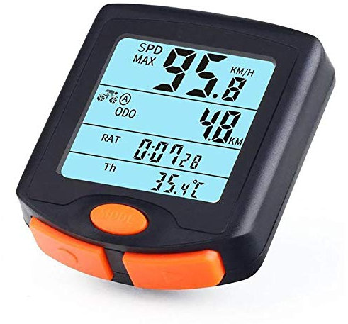 YMZ Wireless Bicycle Computer Backlight Waterproof Cycling Computer Mileage Measurement Speed,Bike Equipment for Cycling Enthusiasts