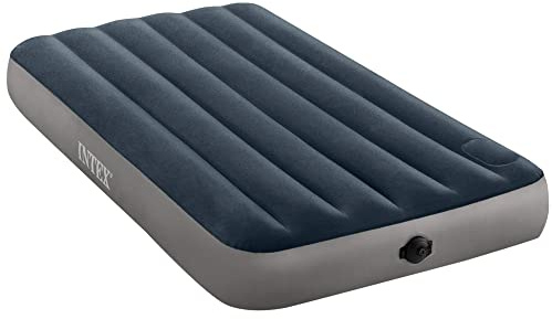 Intex Twin Dura-Beam Single-High Airbed W/ 2-Step Pump
