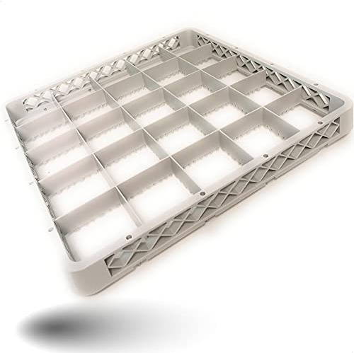 Gastronette Spülkorb Korb 25 Felder Aufsatz Erhöhung Element für Spülkörbe Gastronomie Spülmaschine Spülmaschinenkorb Korbaufsatz aus Kunststoff 50x50 cm grobmaschig stapelbar Tablettkorb