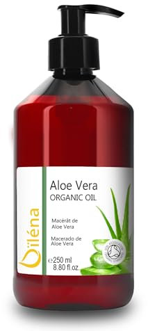Huile Macérée d'Aloe Vera Pure · Huile d'Aloe Vera Corps, Visage Cheveux · Huile Naturelle Massage Articulations · Aloe Vera Reméde Calmant 250 ml
