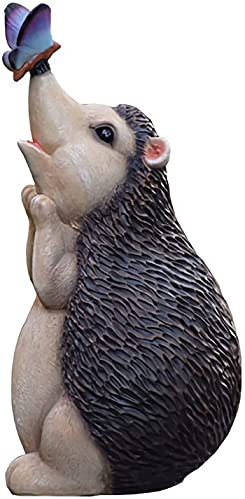 YTOOZ Outdoor-Statue, Gartenskulptur, große Igel-Statue, niedliche Harz-Gartenstatue, Dekoration, Outdoor-Hof-Tierfigur, Skulptur, Zuhause, Outdoor, 21,26 Zoll H. Geschenk