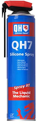 Quinton Hazell QH7 Spray al Silicone 600 ml – Lubrificante Universale, Alta Scorrevolezza, proprietà Idrofobiche