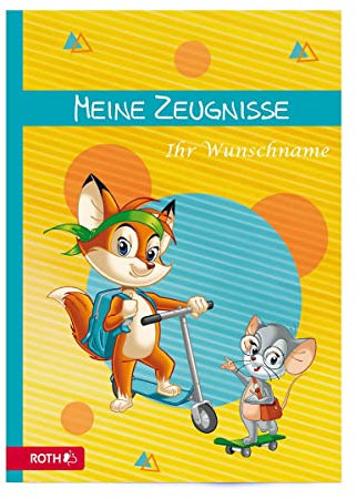 Zeugnismappe mit Gravur / A4 / Fredo & Fitzi / wattierter Einband