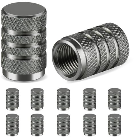 GUOYIHUA 12 tappi per valvole universali in alluminio per pneumatici auto, camion, SUV, moto e bici