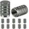GUOYIHUA 12 Tapones de Válvula de Aluminio Universales para Neumáticos de Coche, Camiones, SUV, Motocicletas y Bicicletas