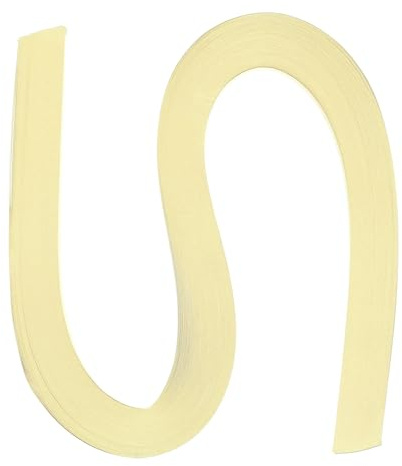 PATIKIL 120 Stück Quilling-Streifen Papier 3/8(10mm) 54cm Origami-Papier Quilling-Streifen für Kunst DIY Handwerk Weihnachten, Hellgelb