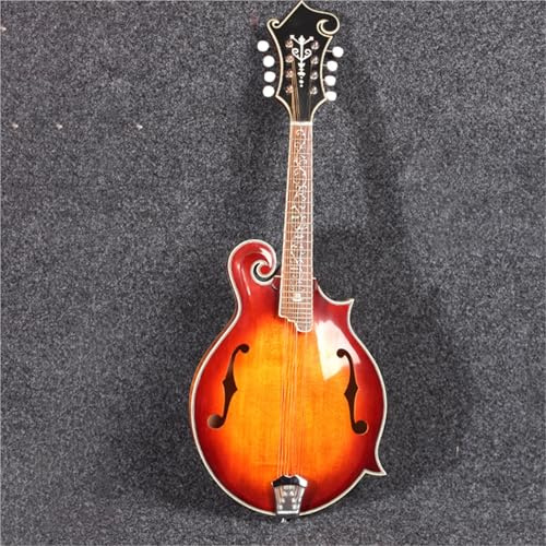 Professional Mandoline Instrument 70cm Spruce Veneer Handmade Professional Full Veneer Mandolin Tibetan Folk Musical Instrument