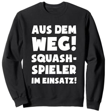 Squashspieler im Einsatz! - Squashs Kleidung Squash Sweatshirt
