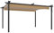 kangqiling - Pérgola de jardín con techo retráctil, 4 x 3 m, gris topo, 318539