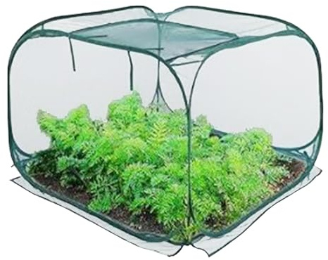 Duroecsain - Fundas protectoras para jardín, gran protección de pantalla, antiinsectos, barrera antipájaros y polvo, con alambre de acero para frutas y verduras